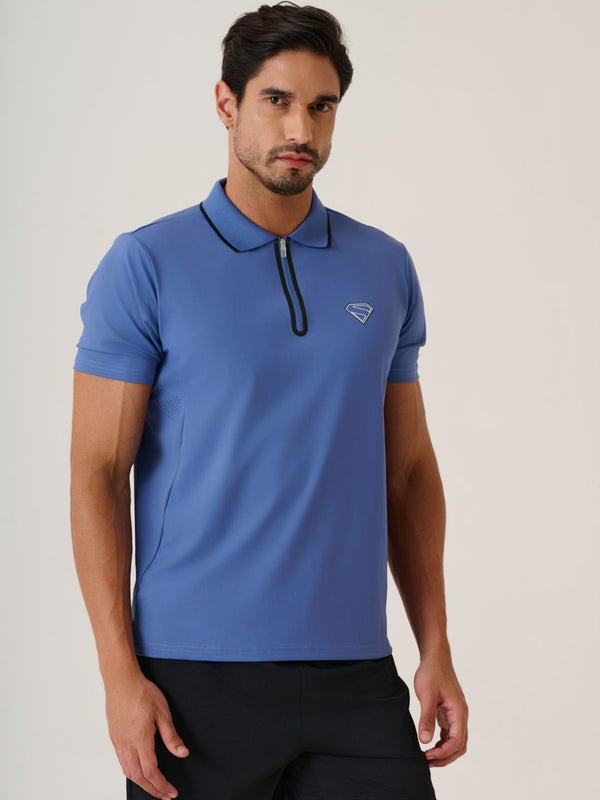 Men Superman high Performance Tee - CoastalBlue