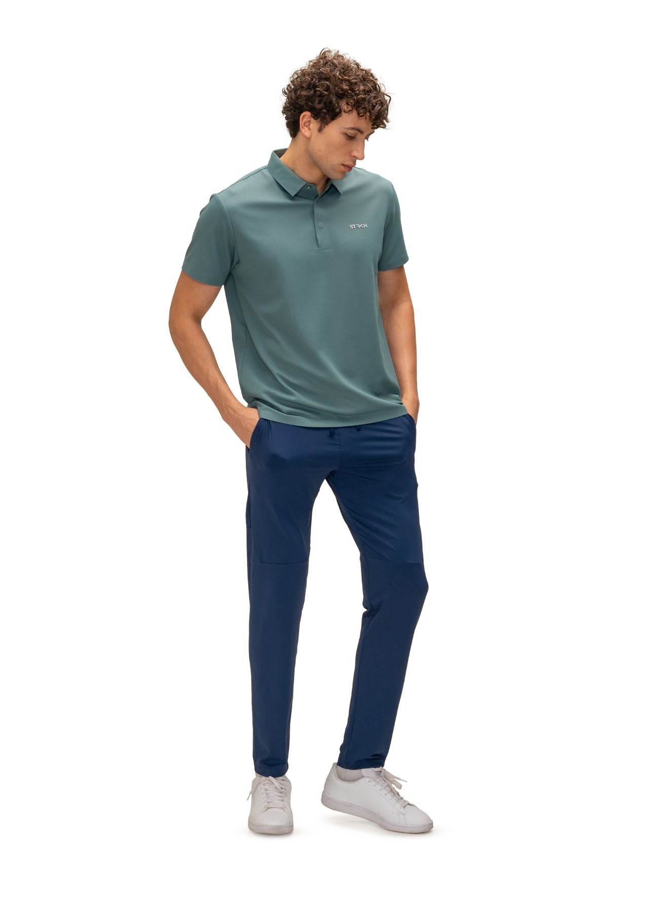 Men Training Track Pants Classic Blue - 4