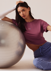 Quick Dry Workout Top - Grape Nector