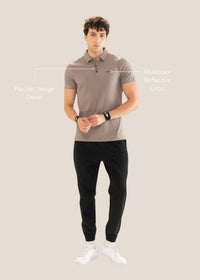Men Bonded Polo Khakhi - 3