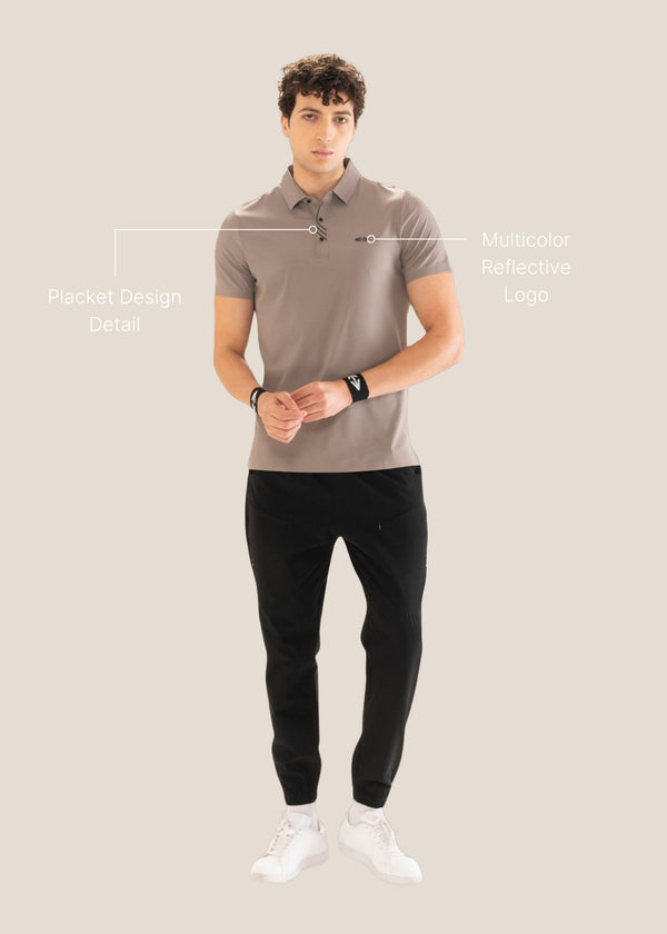 Men Bonded Polo Khakhi - 3