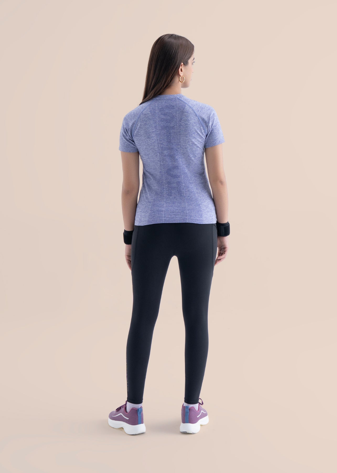 Seamless workout Regular Tee - Light Purple - 5