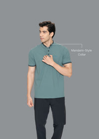 Men Slim Fit Polo - Pine - 2