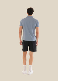 Men Lightweight Polo Tshirt Light Slate Grey - 6