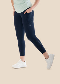 StrchFlex Performance Leggings - Navy Blue - 4