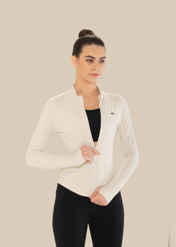 Women Active Jacket - White - 1