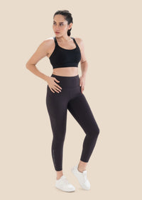StrchFlex Performance Leggings - Coffee - 1
