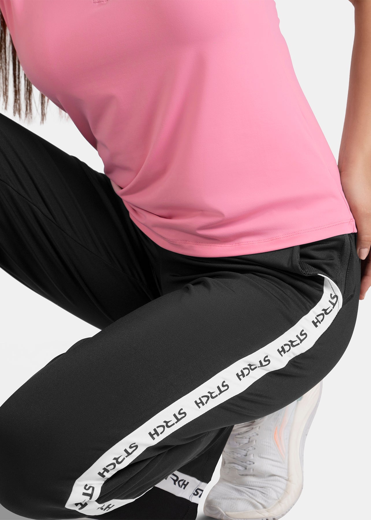 Women Dual Pocket Track Pants Black - 3