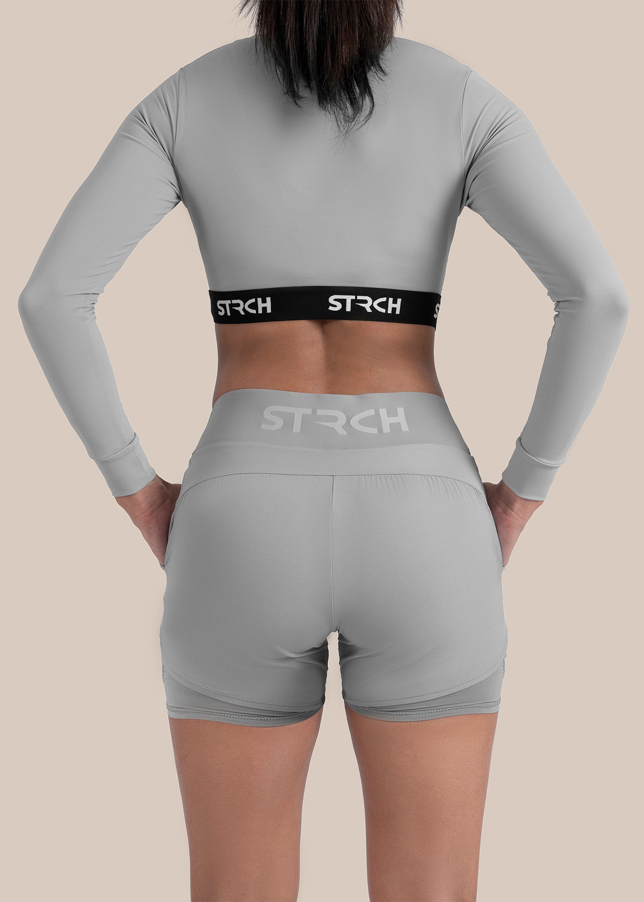 StrchFlex Compression Shorts - Grey