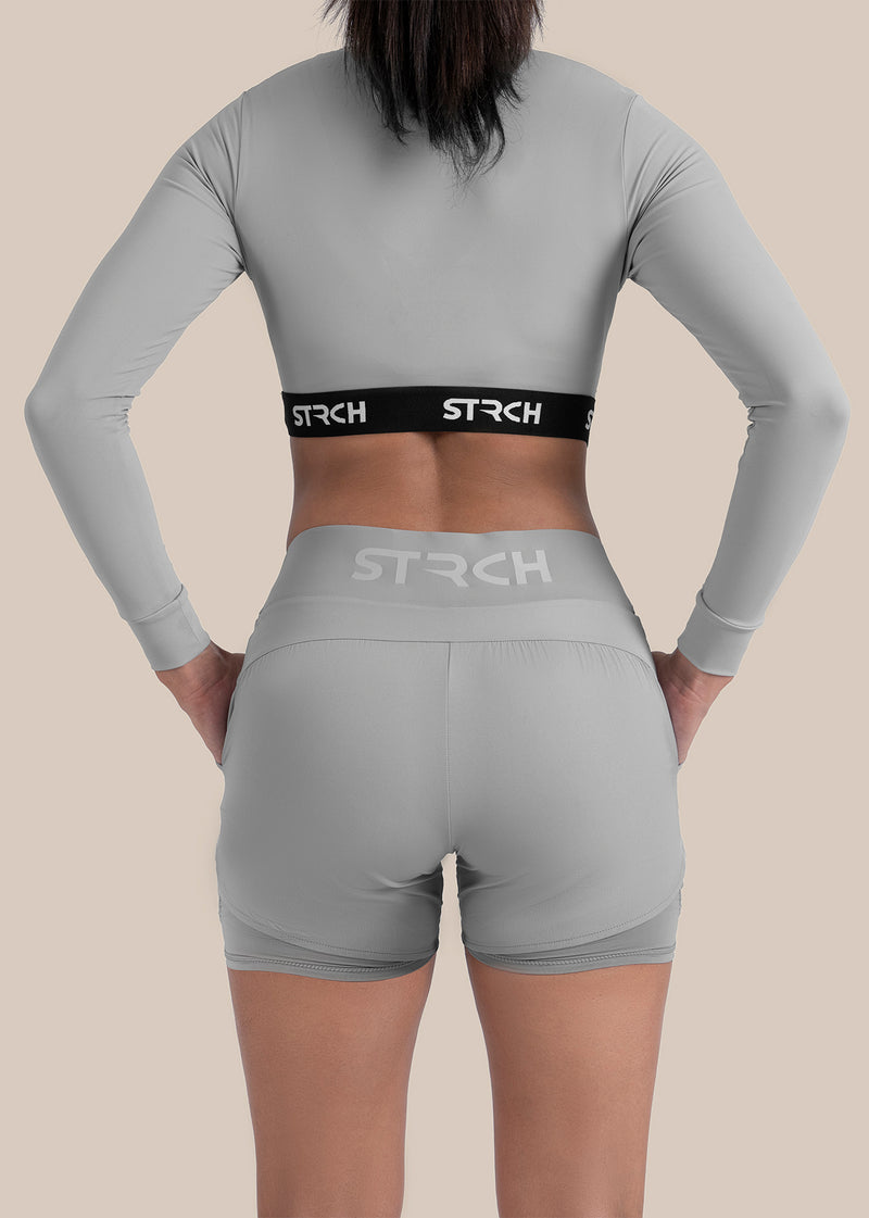 StrchFlex Compression Shorts - Grey