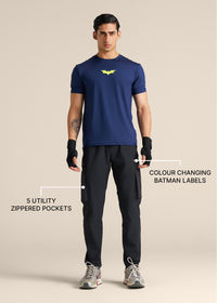 Men Batman Utility Track Pants - Black - 3
