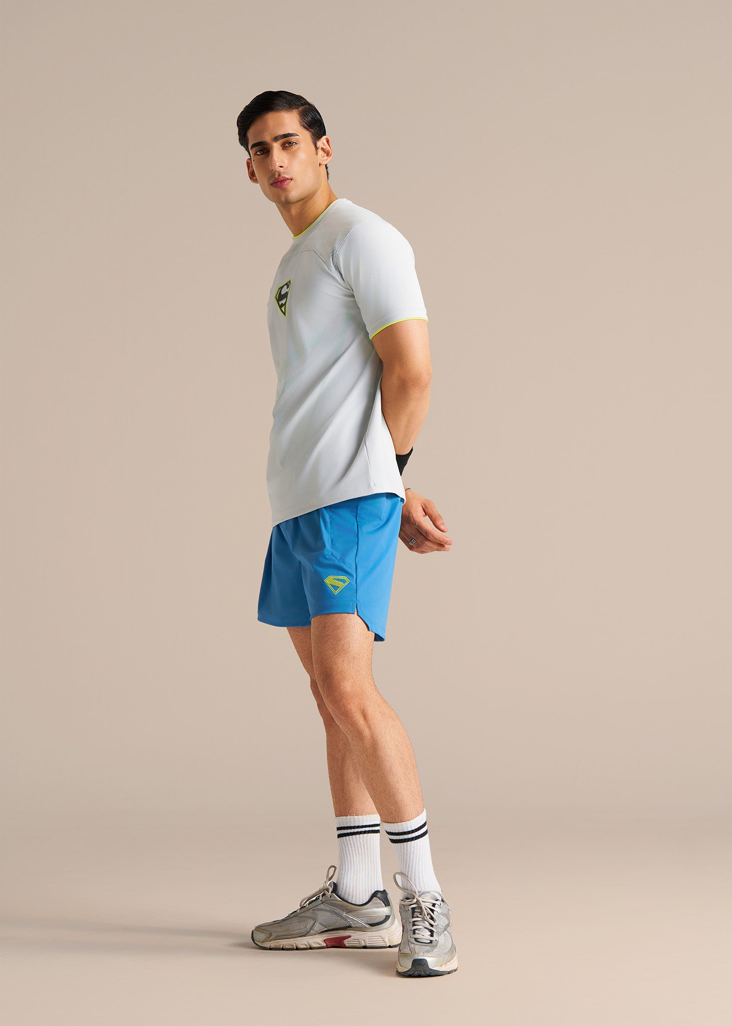 Krypton Strike Men's Training Short - Blue - 4