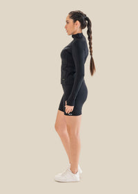 Women Gym Jacket - Black - 5