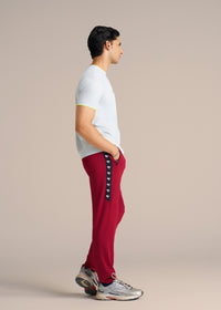 Man of Steel Track Pant - Maroon - 5