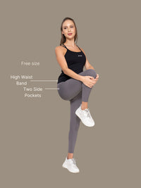 Every day training leggings - Grey - 3