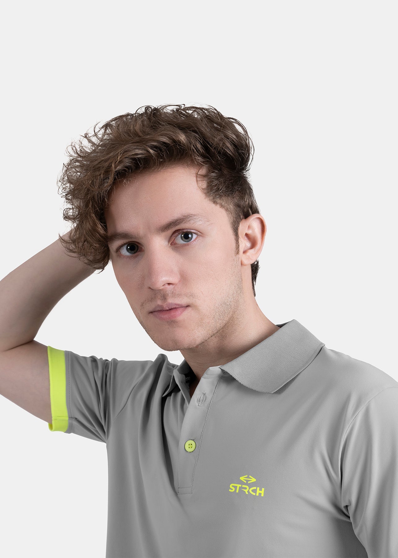 Men Comfort Polo Tshirt Grey - 5