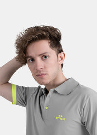 Men Comfort Polo Tshirt Grey - 5