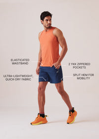 Men Quick Dry Training Shorts - Viking Blue - 3