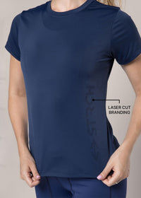 Everyday Workout Tee - Navy Blue - 3