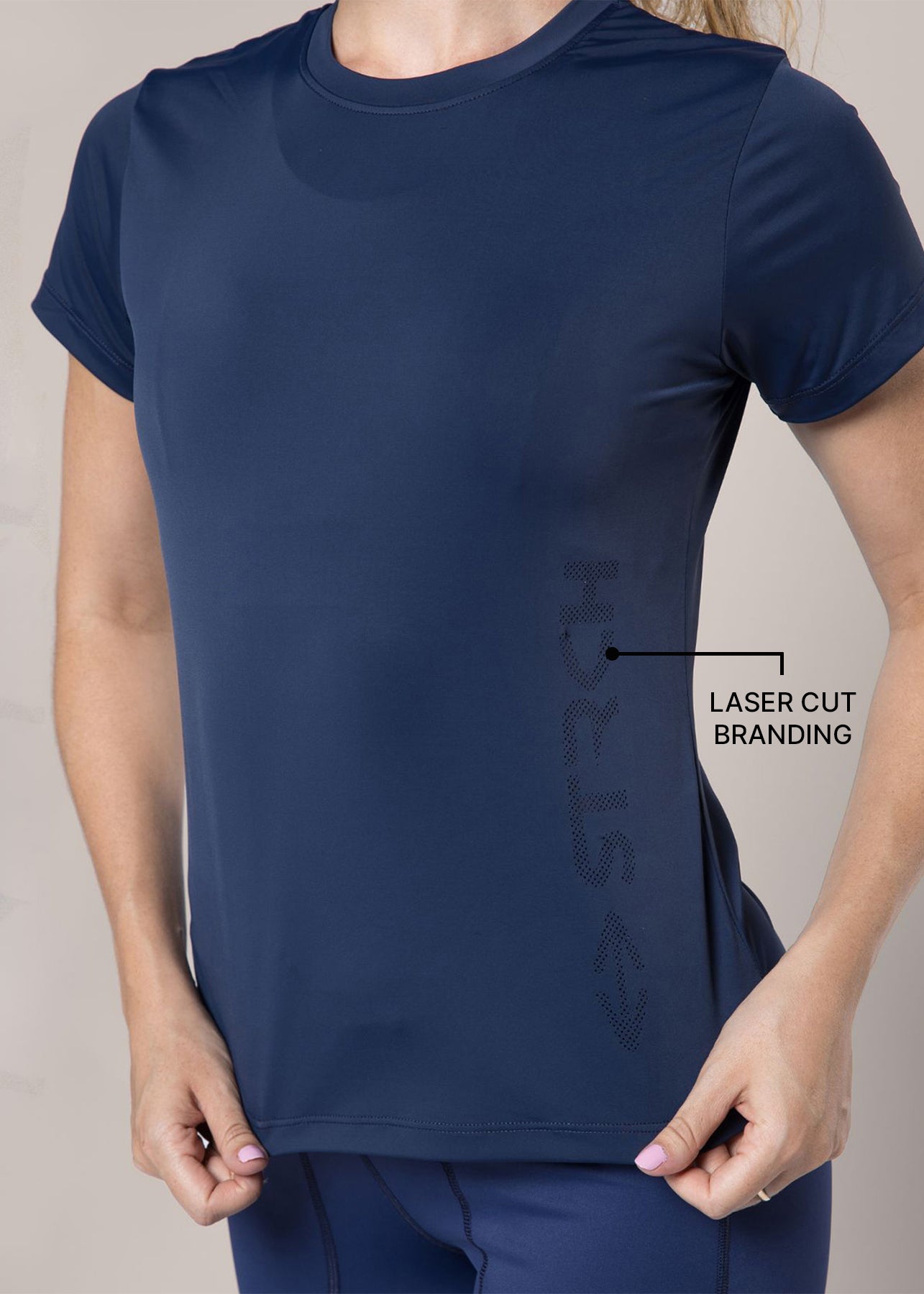 Everyday Workout Tee - Navy Blue - 3