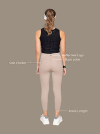 StrchFlex Ankle length leggings - Beige - 3