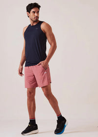 Men Quick Dry Training Shorts - Dusty Rose - 4