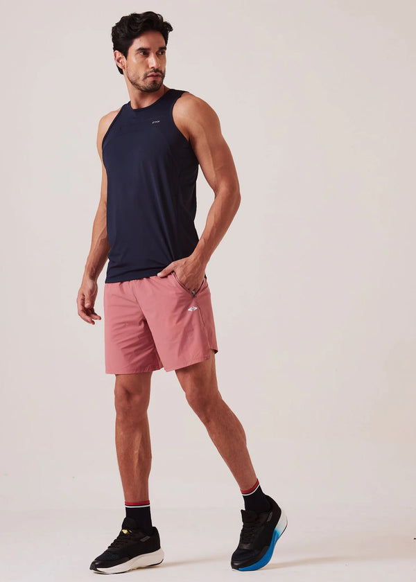Men Quick Dry Training Shorts - Dusty Rose - 4