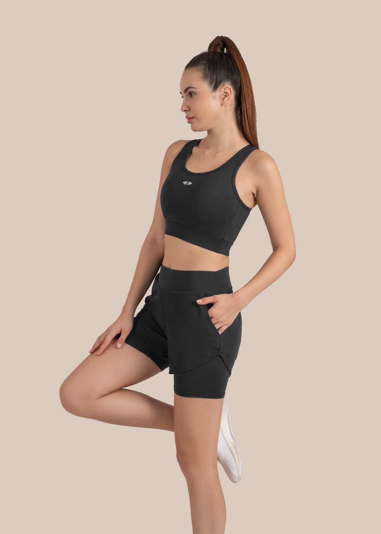 StrchFlex Compression Shorts - Black