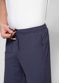 Men Active Workout Shorts Navy Blue - 4