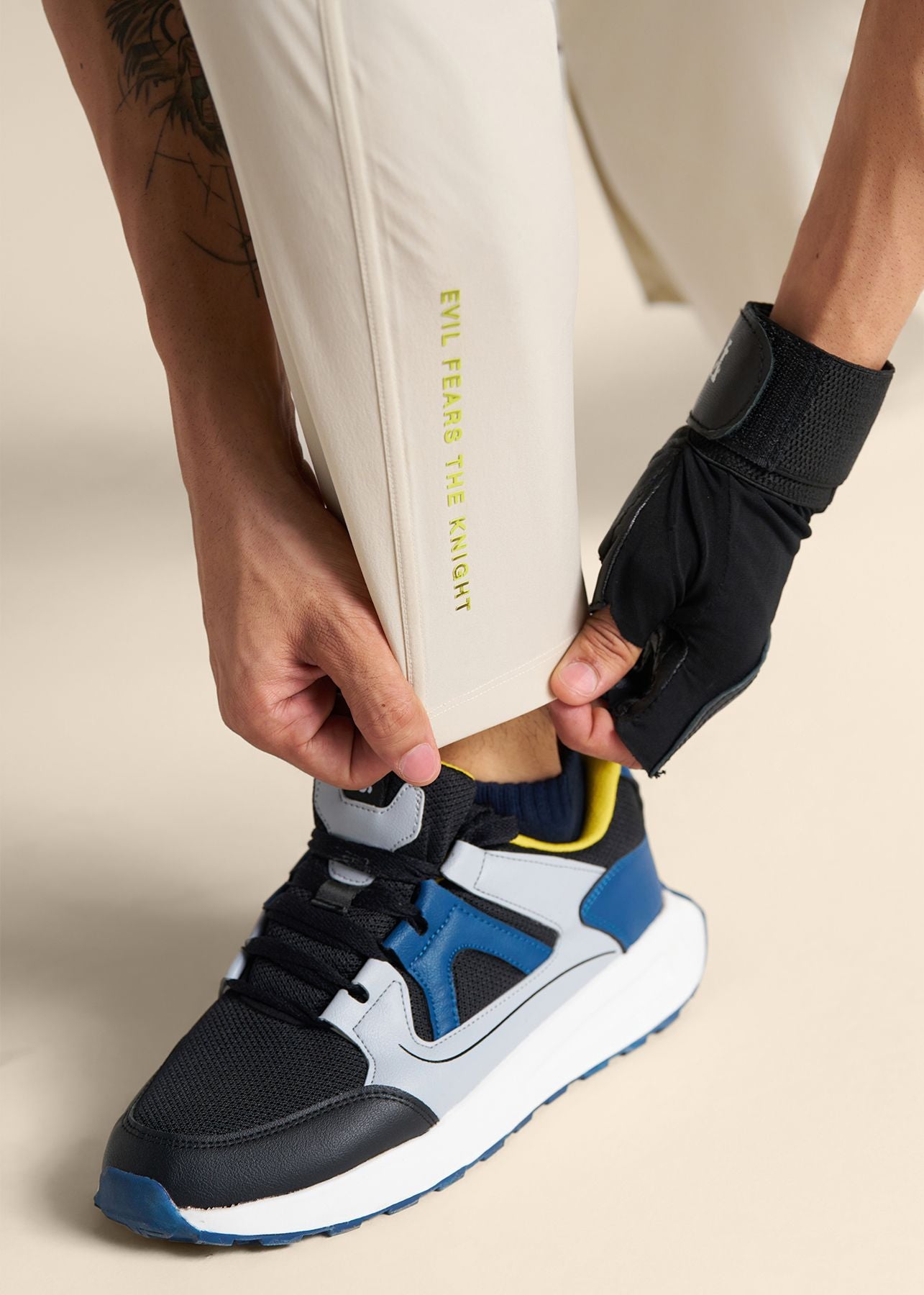 Men Batman Utility Track Pants - Oat Milk - 8
