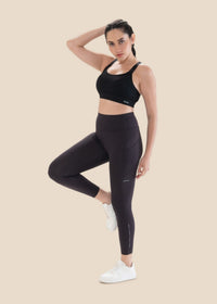 StrchFlex Performance Leggings - Coffee - 4