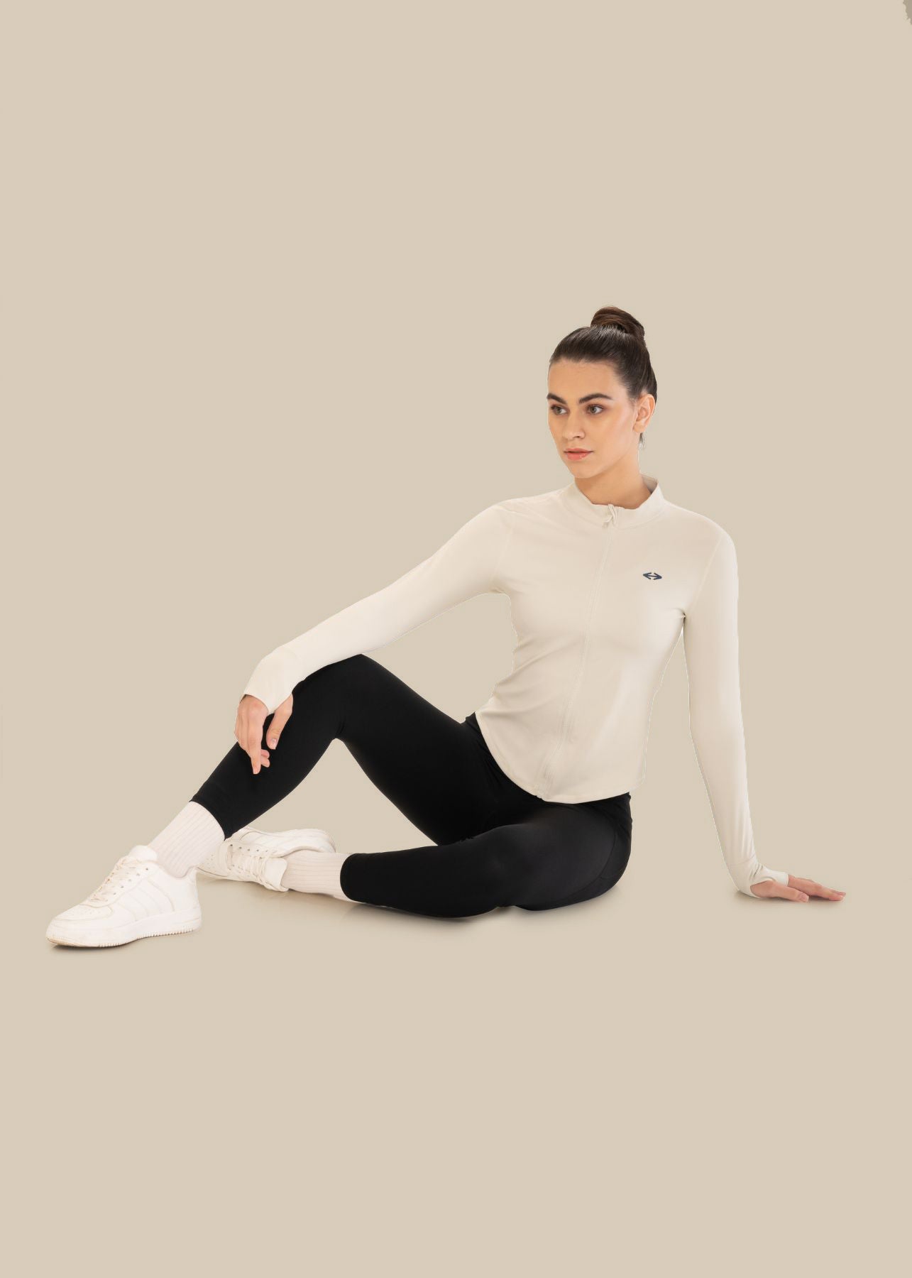 Women Active Jacket - White - 2