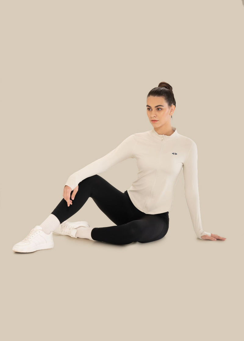 Women Active Jacket - White