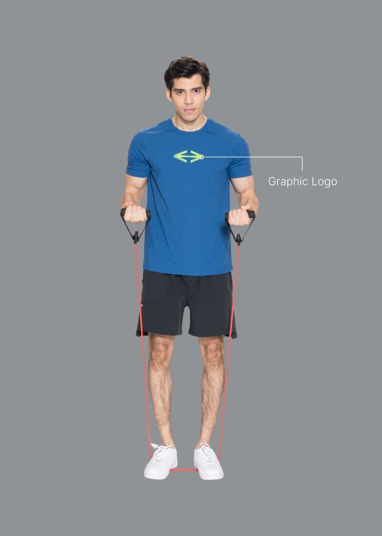 Men Quick Dry Tee Dodger Blue - 2