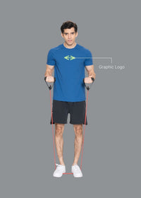 Men Quick Dry Tee Dodger Blue - 2