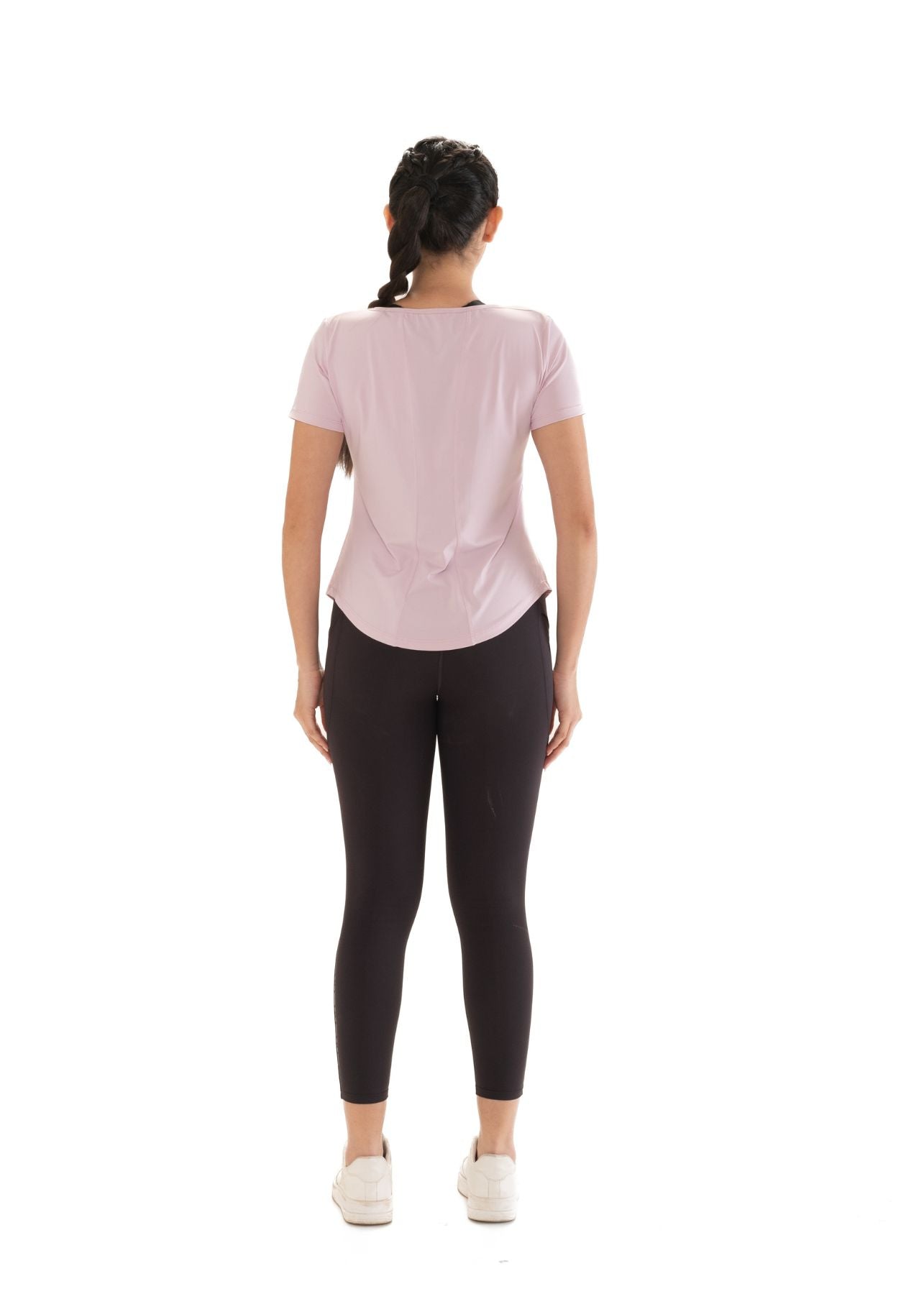 V Neck Active Tee - Purple - 4