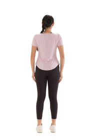 V Neck Active Tee - Purple - 4