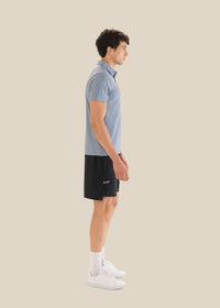 Men Lightweight Polo Tshirt Light Slate Grey - 5