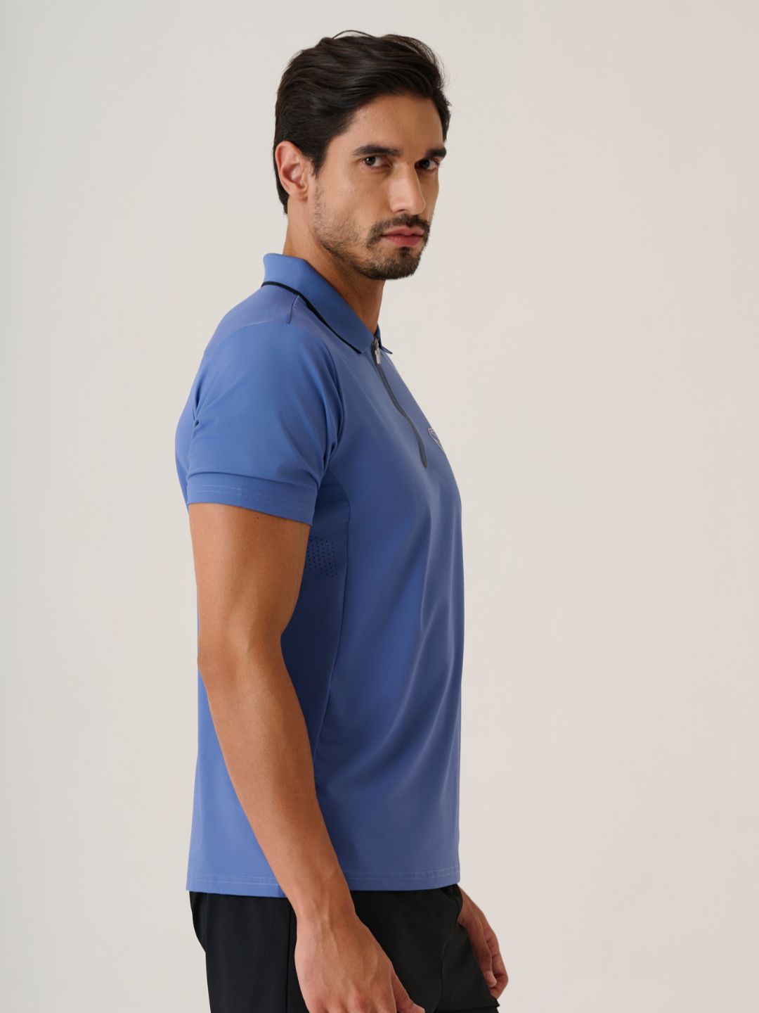 Men Superman high Performance Tee - CoastalBlue