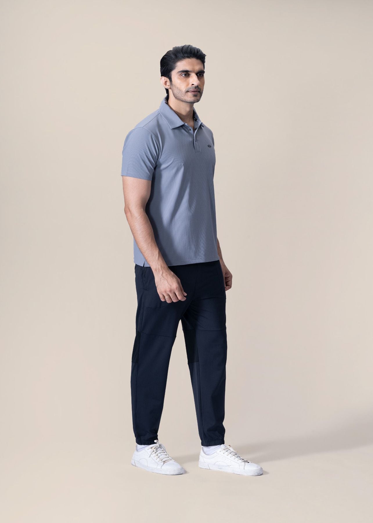 Men Active Polo Tshirt - Grey - 4