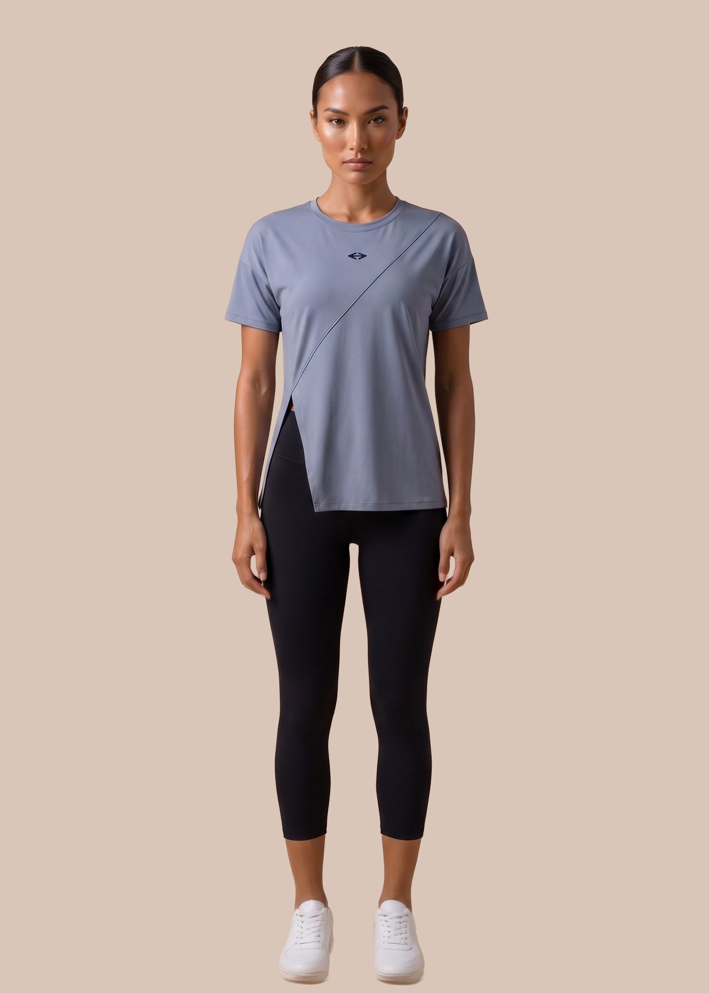 StrchFlow Performance Tee - Deep Periwinkle - 1