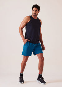 Men Regular Fit Gym Shorts - Teal - 5