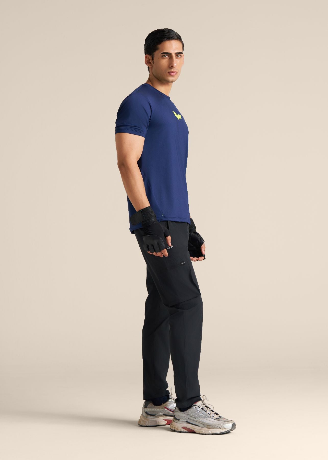 Batman Glow-in-the Dark Gym Tee- Navy