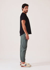 Men Cargo Gym Joggers - Green - 4