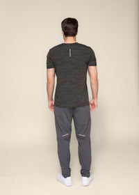 Men Camoflauge Print Active Tee Army Green - 6