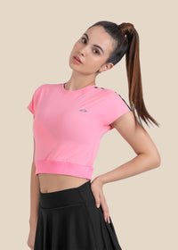 Gym core Cropped Tee - Pink - 5