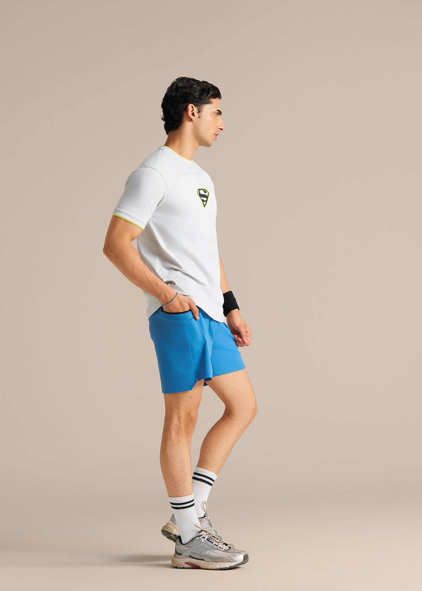 Krypton Strike Men's Training Short - Blue - 5