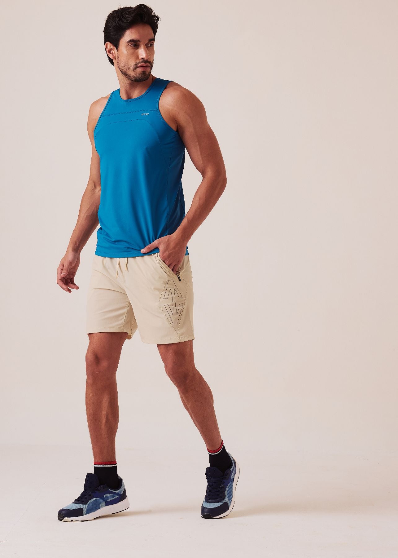 High performance Gym Shorts - Fawn