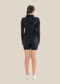 Women Gym Jacket - Black - 8