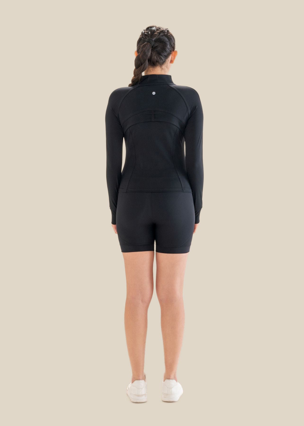 Women Gym Jacket - Black - 8